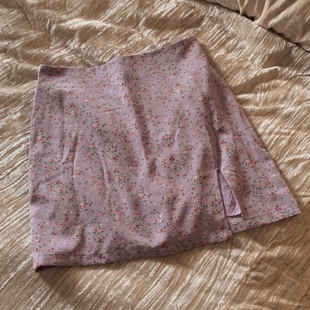 Princess Polly floral mini skirt